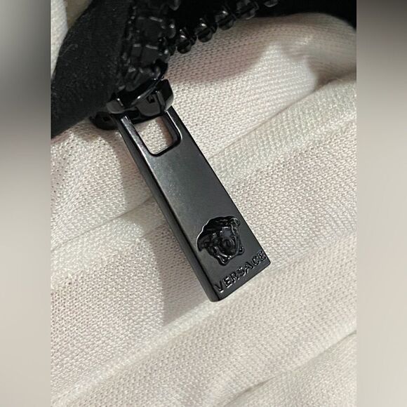 Versace  Medusa-Embellished Satin Cocktail Dress size 40/us size 4 - Picture 16 of 16